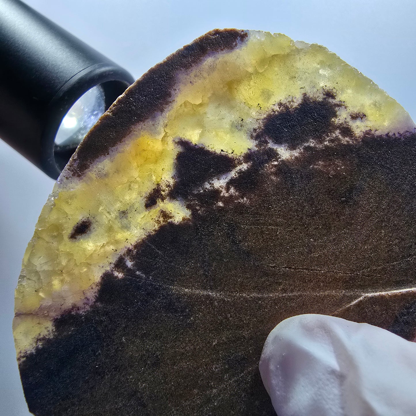 Phantom Fluorit Würfel Stufe, gelb Honey Pocket Mine, Okorusu Namibia 71*63*16mm #13083