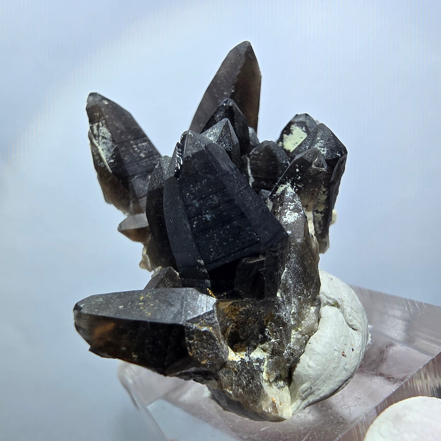 Seltene Rauchquarz, Schörl Turmalin, Orthoklas Stufe Erongo, Namibia 39*30*21mm #13127