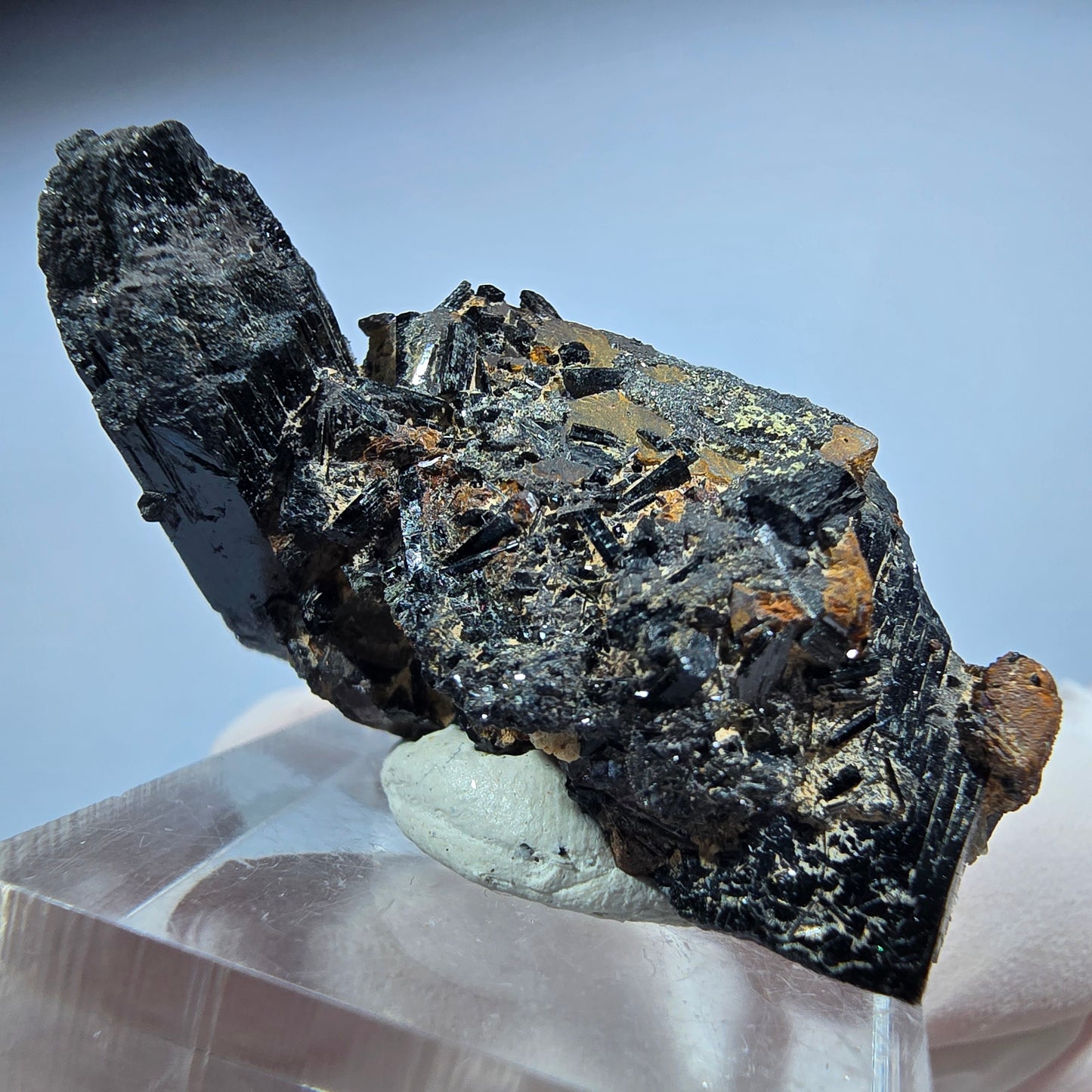 Seltene Schörl Turmalin, Orthoklas Stufe Erongo, Namibia 39*33*24mm #13203