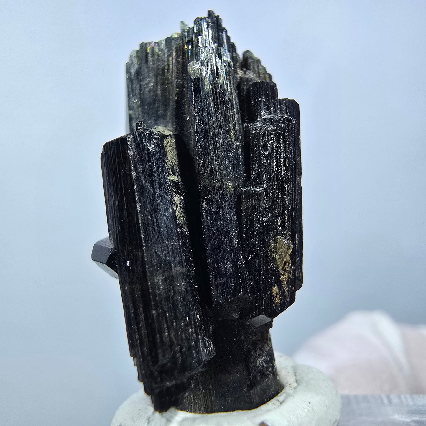 Seltene Schörl Turmalin Stufe, schwarz Erongo, Namibia 31*15*13mm #13241