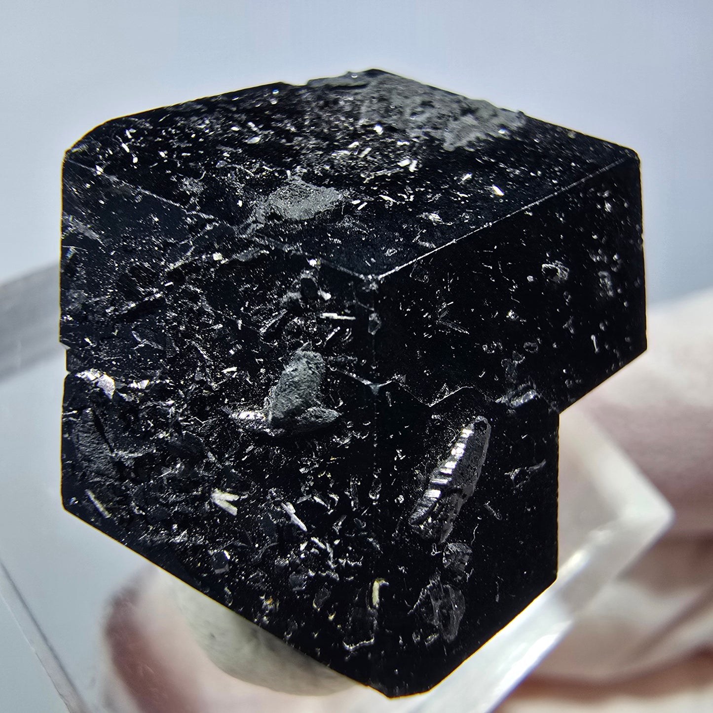 Symmetrischer Schörl Turmalin Kristall Erongo, Namibia 22*21*13mm #13248