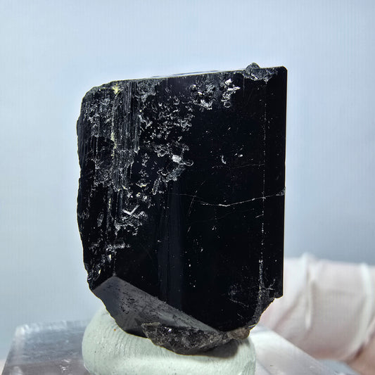 Seltene Schörl Turmalin Stufe, schwarz Erongo, Namibia 28*18*18mm #13250