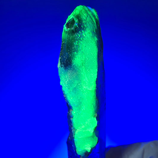 Phantom Skelett Rauchquarz mit Hyalit Opal Erongo, Namibia 71*14*13mm #13381