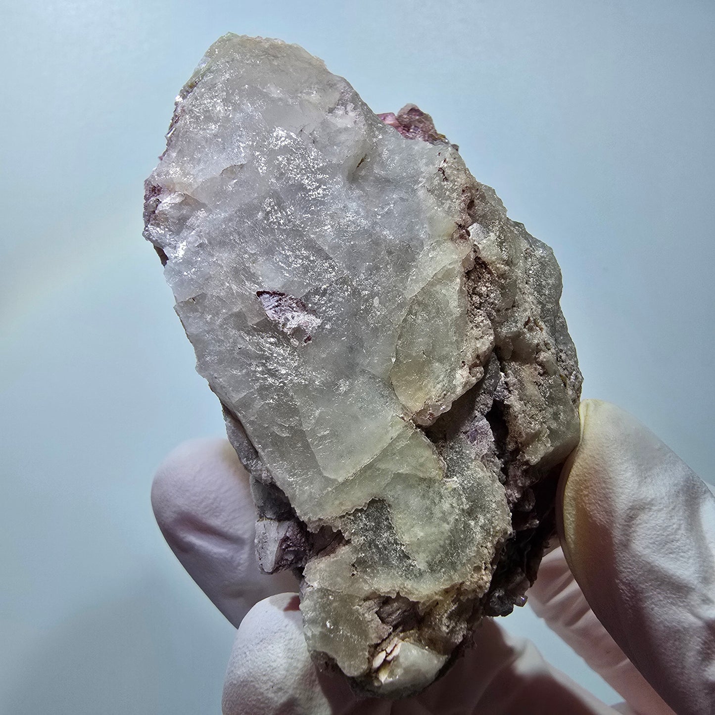 Seltene Turmalin, Elbait auf Quarz Stufe Karibib, Erongo, Namibia 78*53*47mm #13389