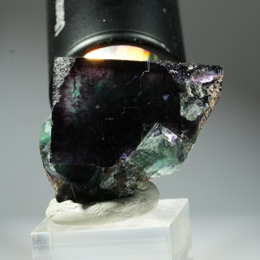 Rare Phantom Fluorite Cubes Specimen, Green Purple Okorusu, Namibia 39*34*30mm #13453