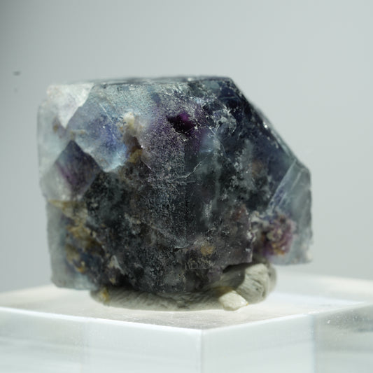 Rare Phantom Fluorite Cube Specimen, Purple Blue Okorusu, Namibia 17*8*7mm #13481