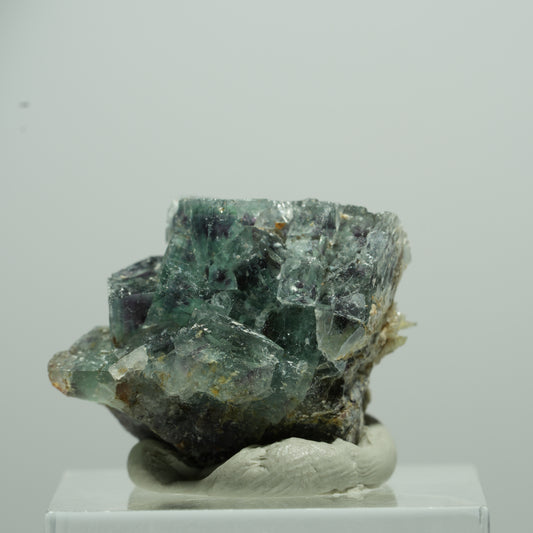 Rare Phantom Fluorite Cube Specimen, Green Purple Erongo, Namibia 13*10*8mm #13512