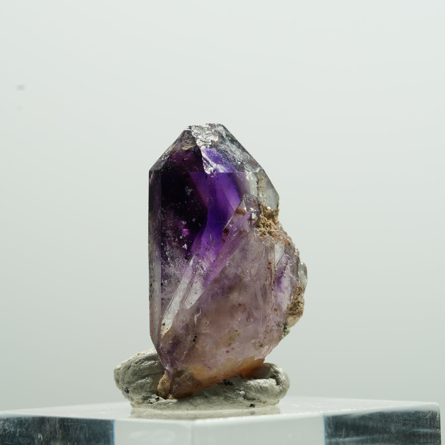 Seltene Phantom Amethyst Zepter Spitze Brandberg, Namibia 26*15*10mm #13612
