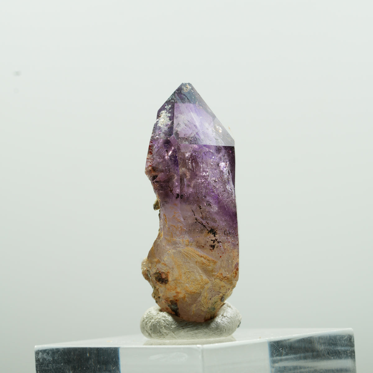 Enhydro Skelett Phantom Amethyst Spitze, 1x Blase Brandberg, Namibia 33*15*14mm #13624