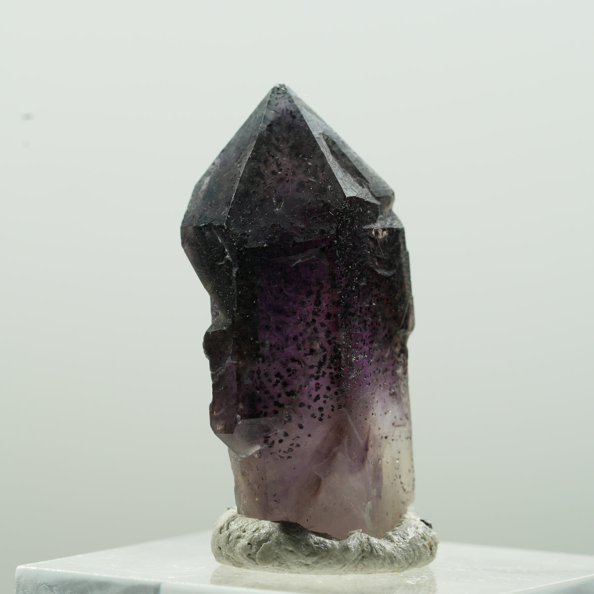 Seltene Phantom Amethyst Skelett Zepter Spitze Brandberg, Namibia 30*15*12mm #13626
