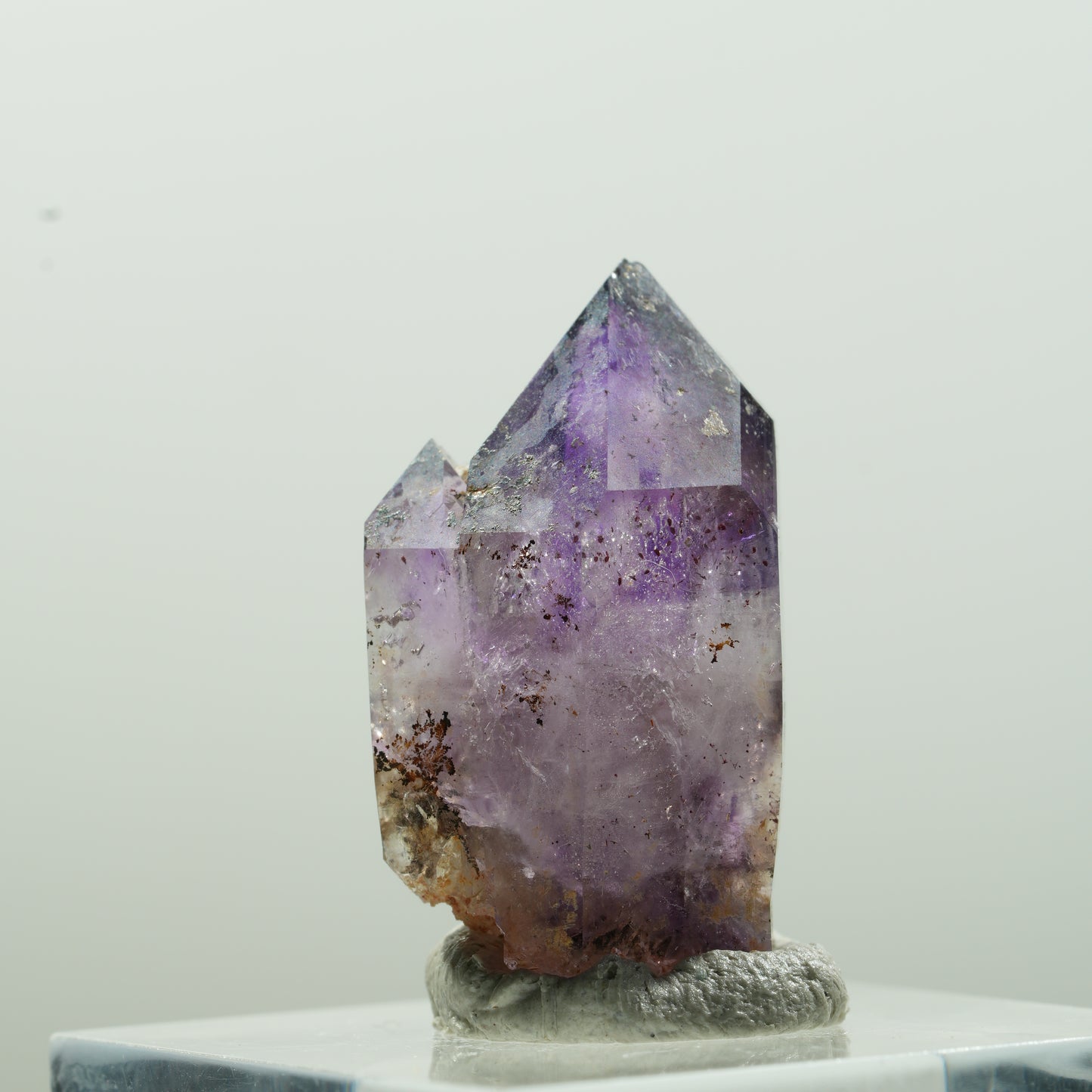 Seltene Skelett Phantom Amethyst Spitze Brandberg, Namibia 26*14*12mm #13629