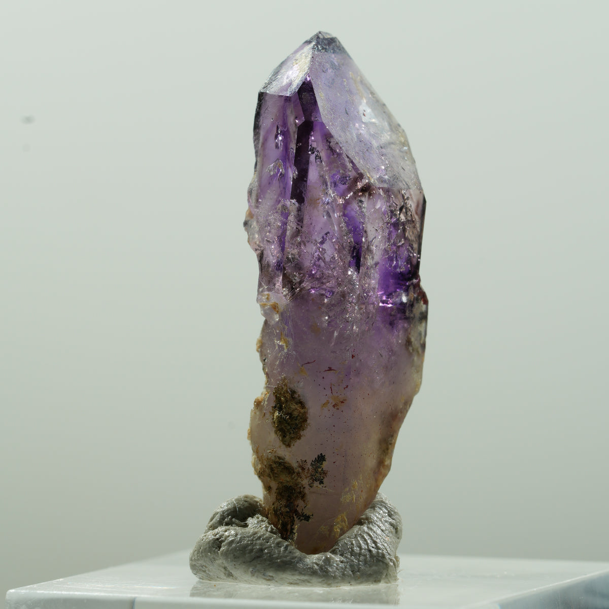 Seltene Phantom Amethyst Skelett Zepter Spitze Brandberg, Namibia 33*12*11mm #13630