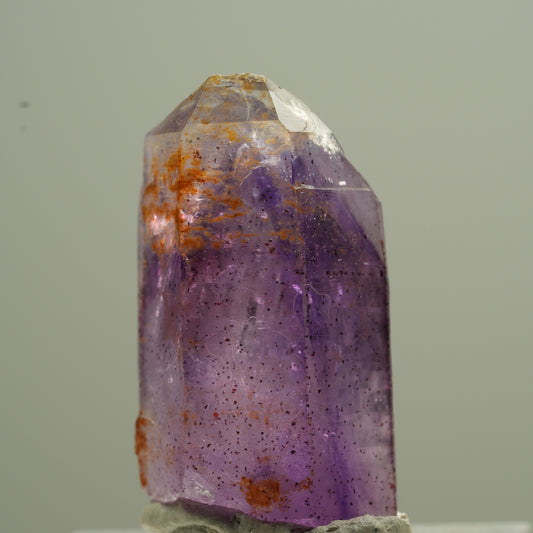 Enhydro Phantom Amethyst Spitze, 1x Blase Goboboseb, Namibia 14*8*7mm #13745
