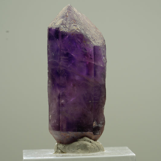 Klare Phantom Amethyst Doppelender Spitze Brandberg, Namibia 40*16*15mm #13785