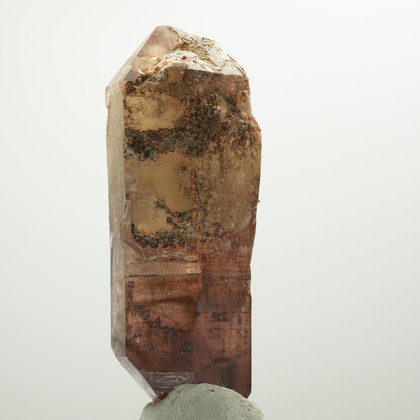 Enhydro Skelett Phantom Amethyst Doppelender, 1x Blase Brandberg, Namibia 96*38*29mm #13897