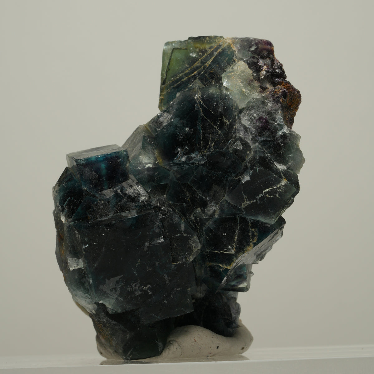 Phantom Fluorit Würfel Stufe, blau Butterfly Pocket, Okorusu, Namibia 57*36*26mm #13981