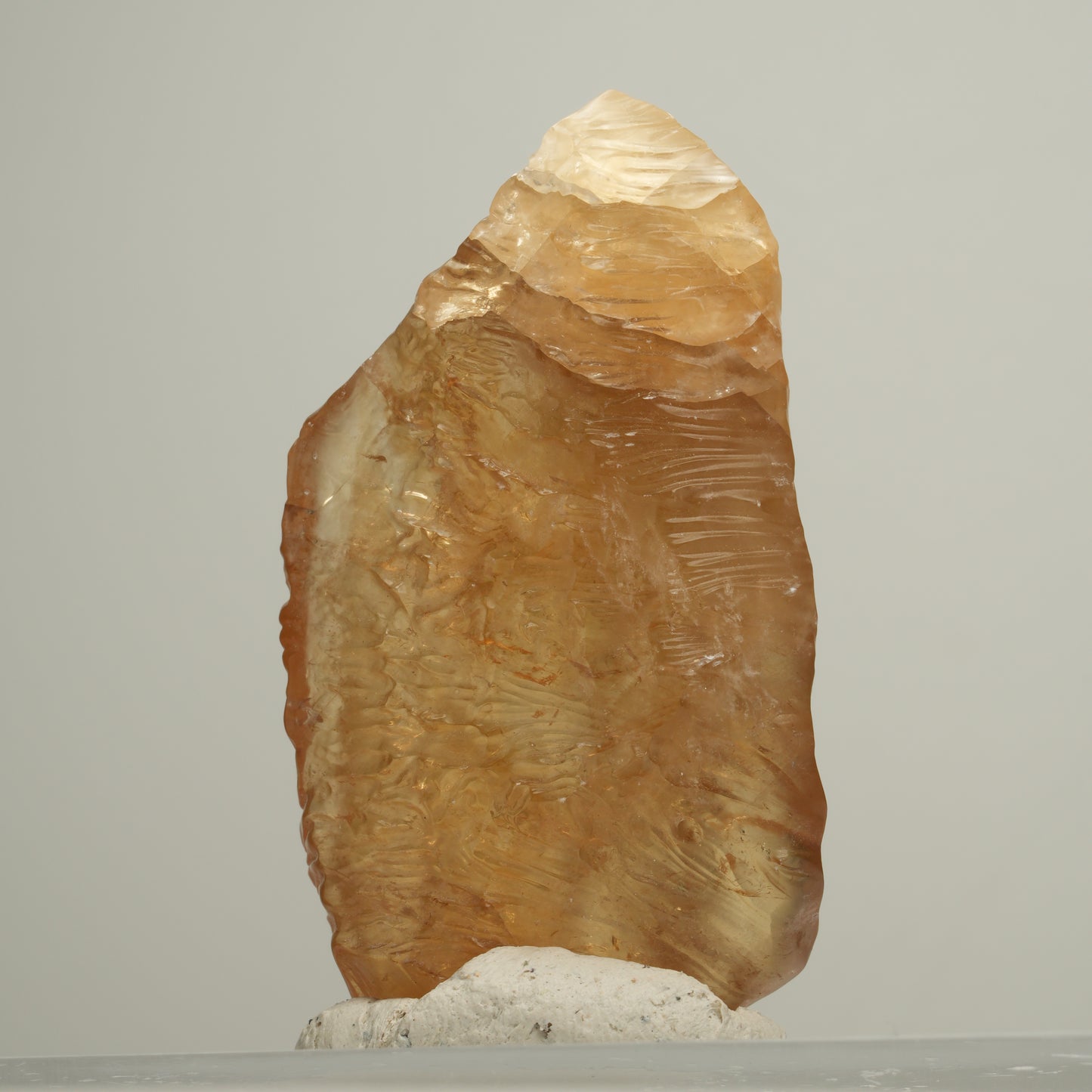 Natürlicher Honig Calcit Kristall, gelb orange Erongo, Namibia 57*31*18mm #13997