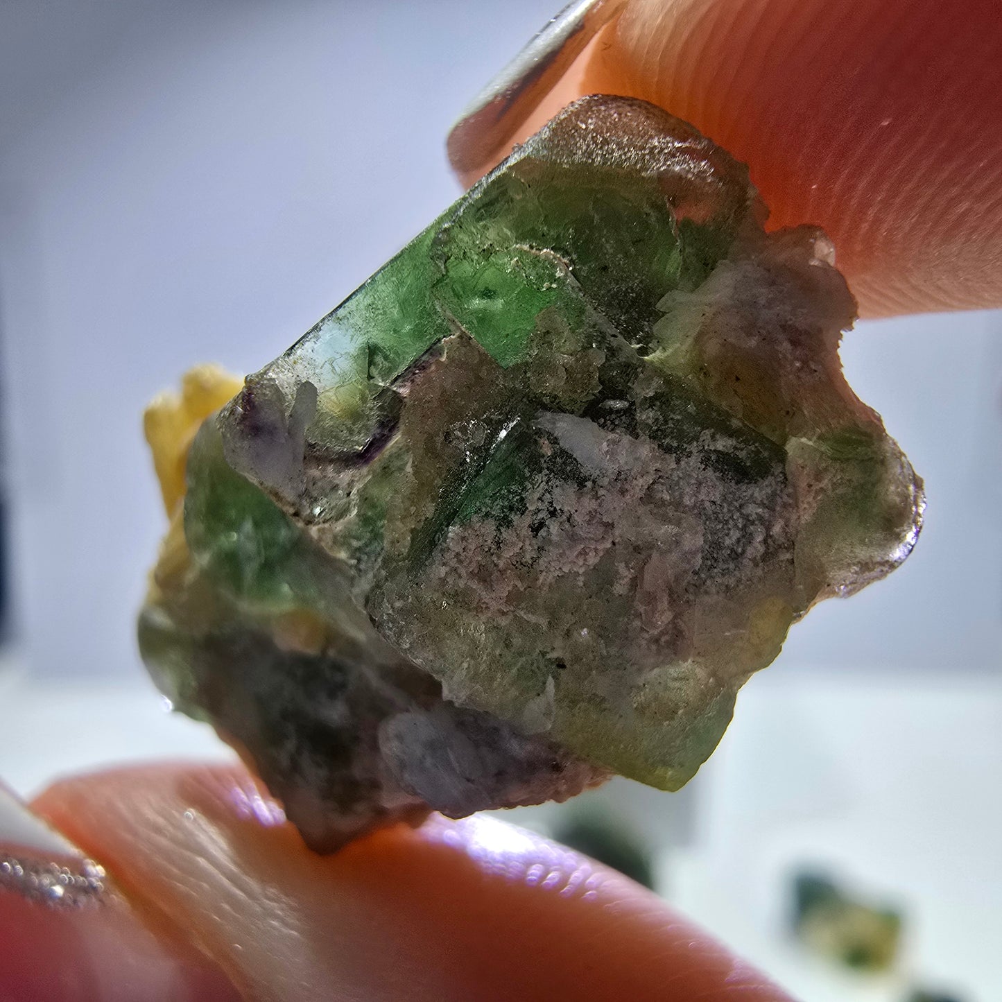 Lot de 16 tourmalines Schörl, fluorite fantôme, hyalite, stade muscovite, Erongo, Namibie