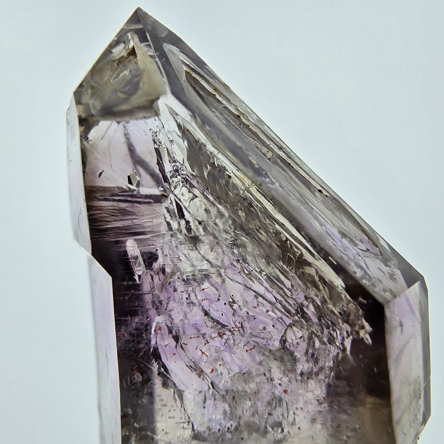 Enhydro Phantom Amethyst Fenster Zepter 2x Blase Goboboseb, Namibia 46*21*17Mm
