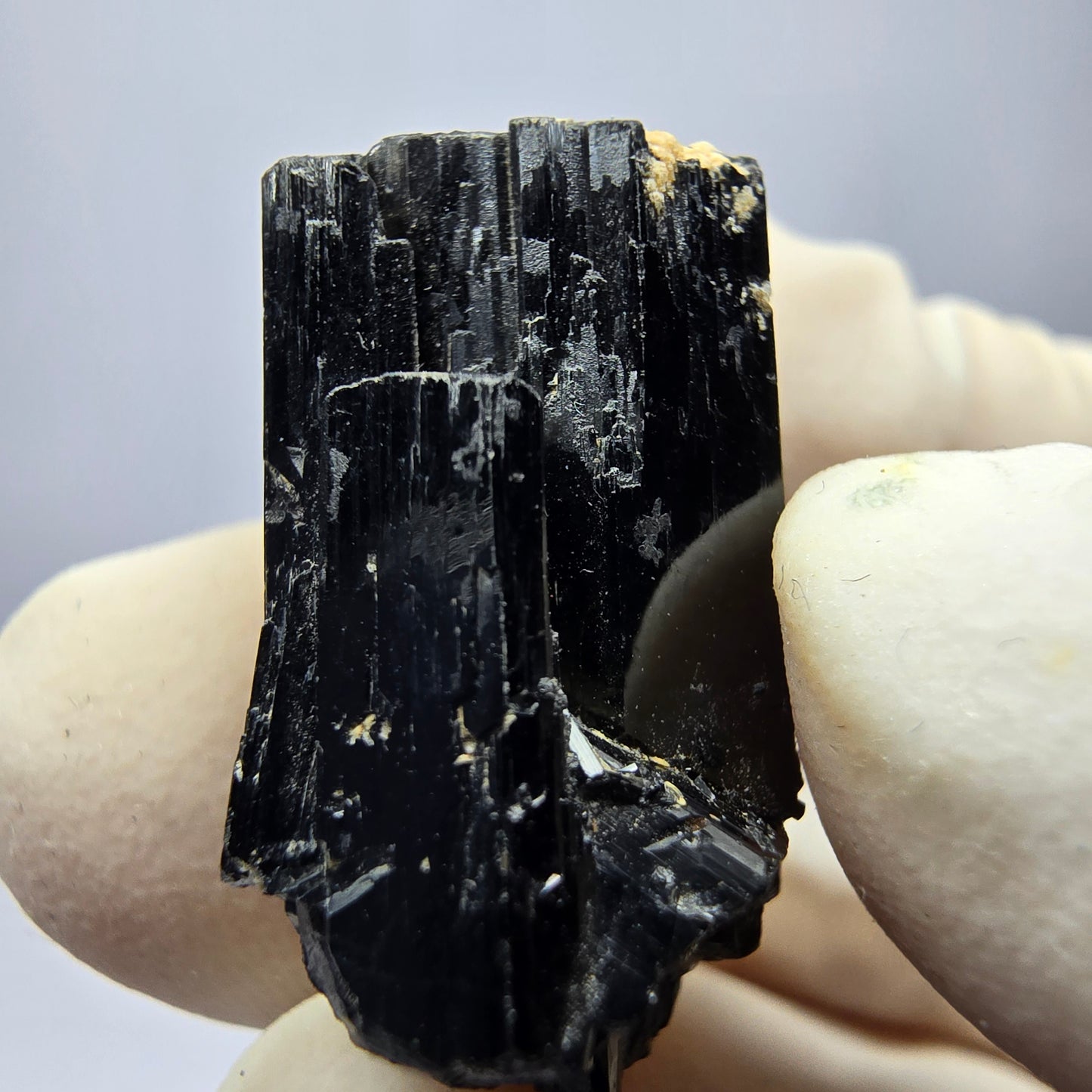 Schöne Schörl Turmalin Stufe schwarz Erongo, Namibia 24*12*14mm Sammlung