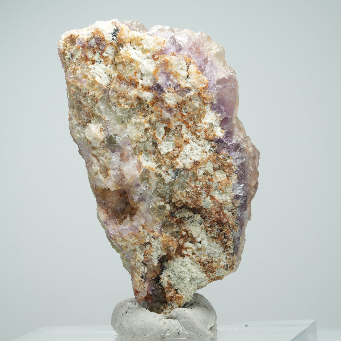 Seltene Phantom Fluorit Würfel Stufe, zonar Spitzkoppe, Namibia 86*47*33mm #14017