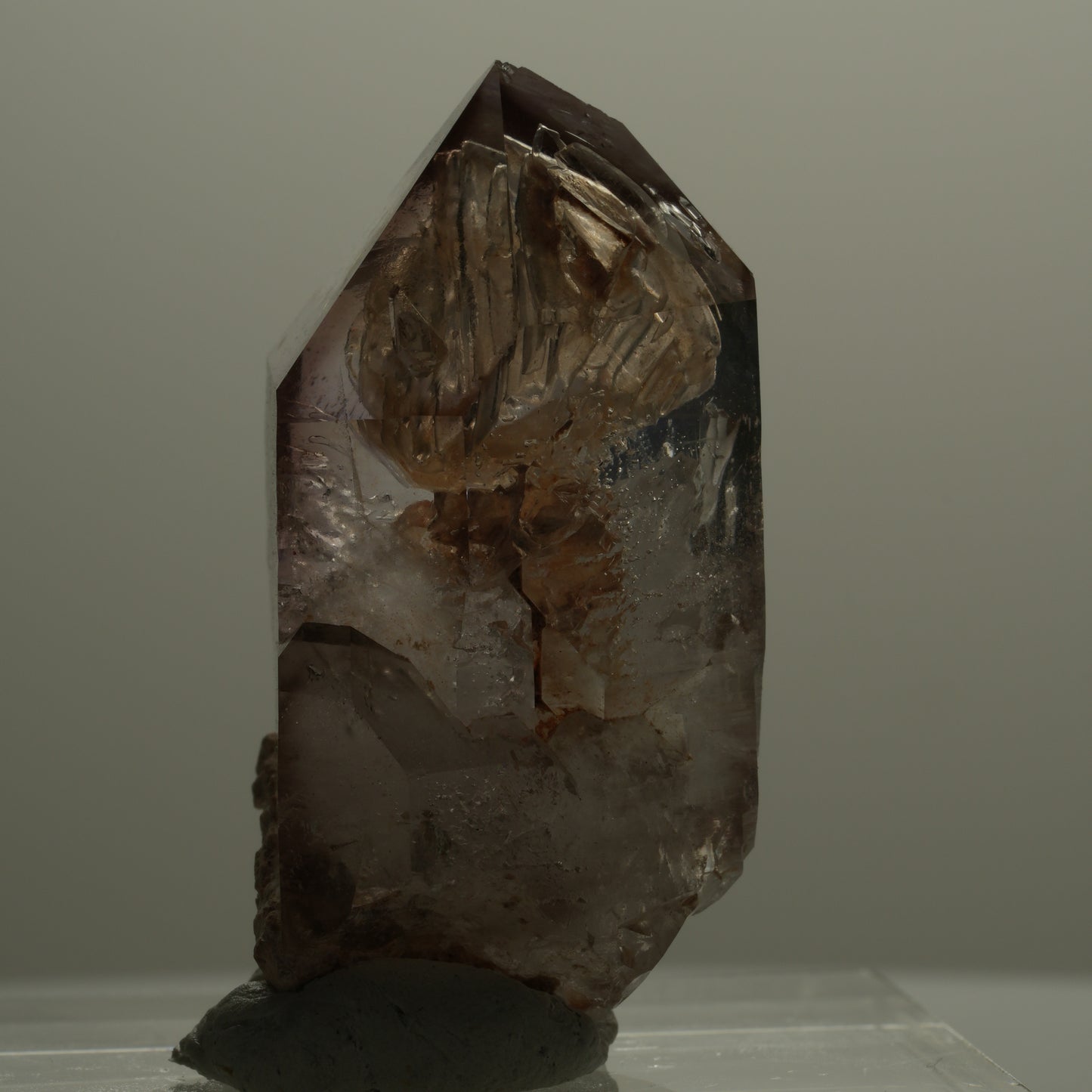 Seltene Skelett Phantom Amethyst Fenster Spitze Goboboseb, Namibia 43*23*23mm #14085