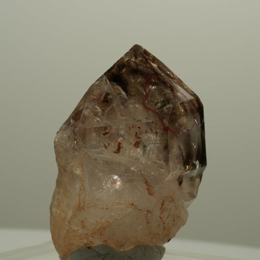 Enhydro Skelett Fenster Phantom Rauchquarz Zepter, 1x Blase Goboboseb, Namibia 42*30*29mm #14104
