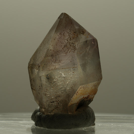 Seltene Phantom Rauchquarz Skelett Zepter Spitze Goboboseb, Namibia 38*23*22mm #14110