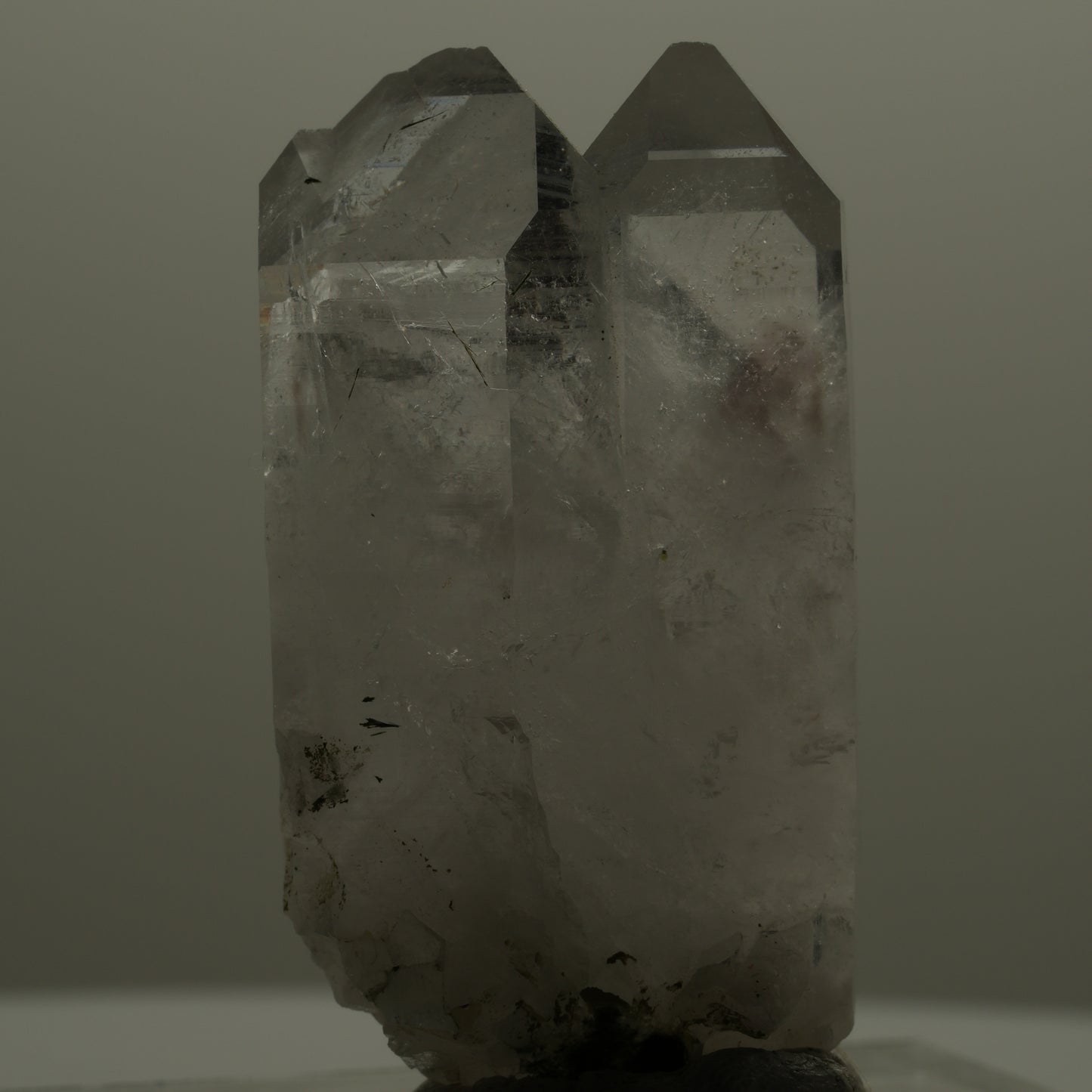 Harlekin Phantom Skelett Rauchquarz Spitzen Streep Mine, Goboboseb, Namibia 45*29*24mm #14111