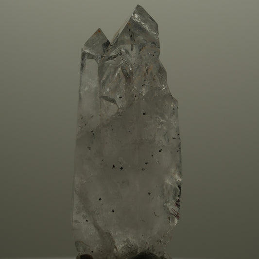 Harlekin Skelett Rauchquarz Spitze Streep Mine, Goboboseb, Namibia 54*21*14mm #14112