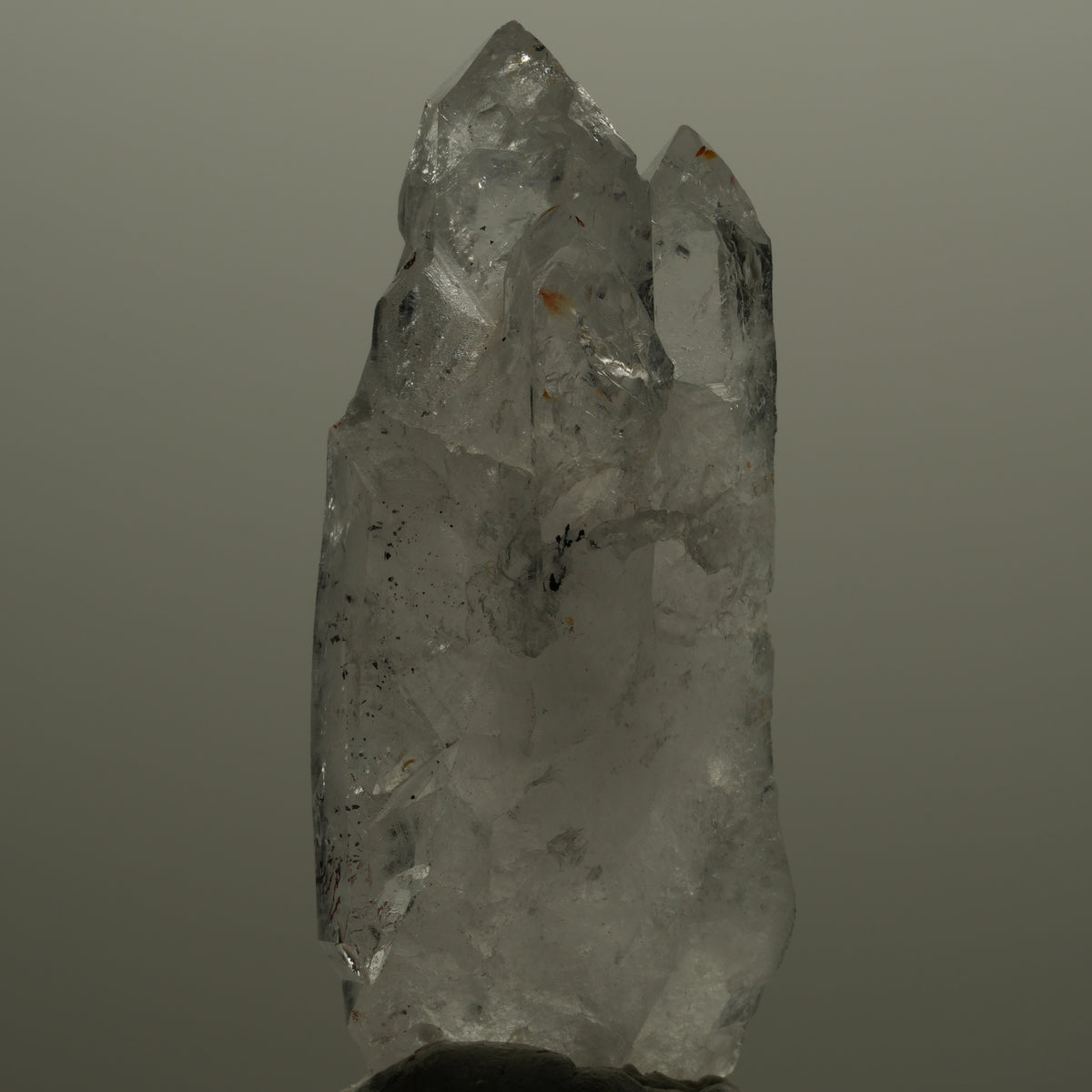 Harlekin Skelett Rauchquarz Spitze Streep Mine, Goboboseb, Namibia 54*21*14mm #14112
