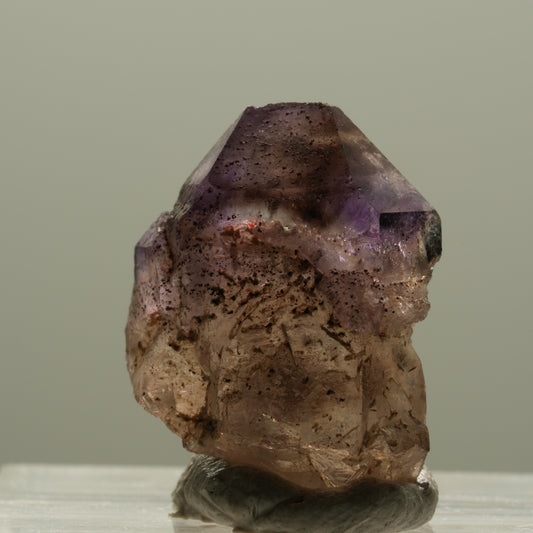 Seltene Phantom Amethyst Skelett Zepter Spitze Brandberg, Namibia 21*17*9mm #14126
