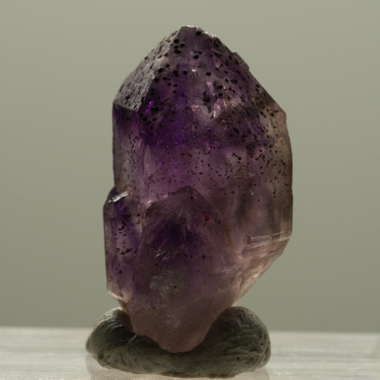 Seltene Skelett Phantom Amethyst Spitze Brandberg, Namibia 22*12*12mm #14127