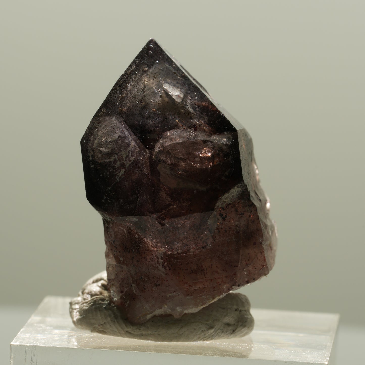 Seltene Phantom Amethyst Skelett Zepter Spitze Goboboseb, Namibia 27*22*16mm #14133