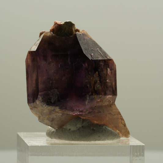 Seltene Phantom Amethyst Skelett Zepter Spitze Brandberg, Namibia 36*24*21mm #14139