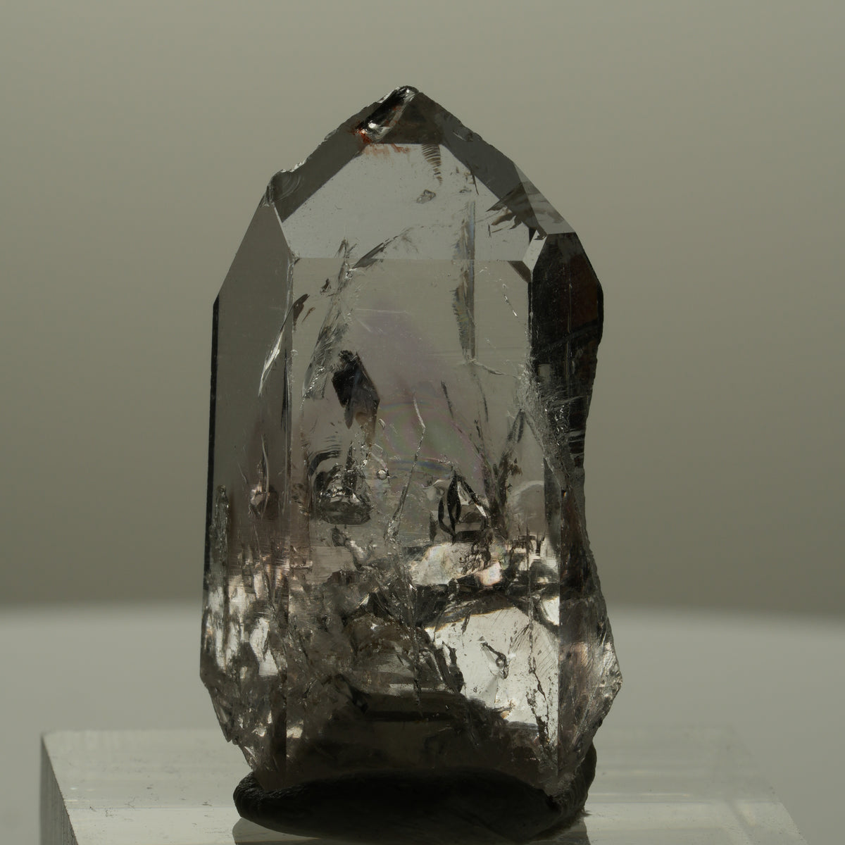 Klare Phantom Amethyst Spitze Streep Mine, Goboboseb, Namibia 30*16*10mm #14147