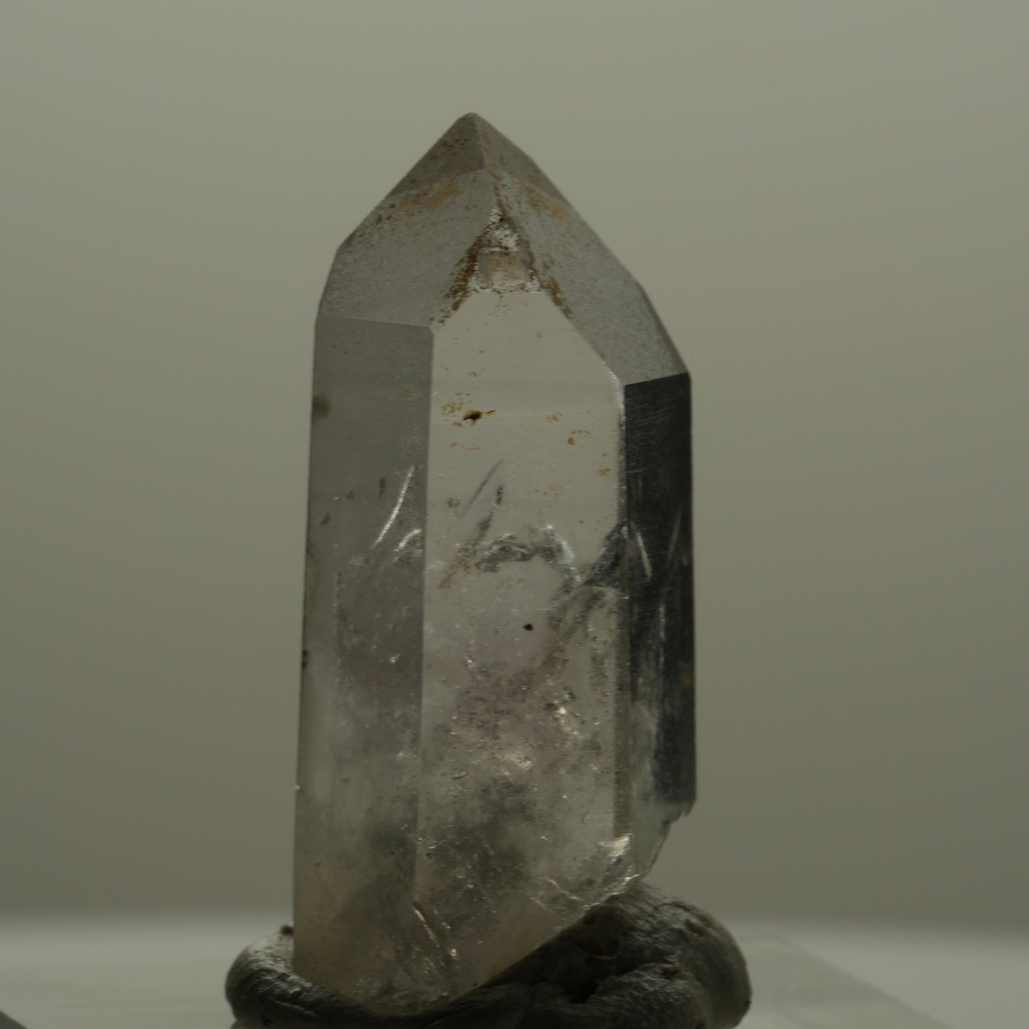 Klare Phantom Rauchquarz Spitze Streep Mine, Goboboseb, Namibia 30*12*12mm #14156