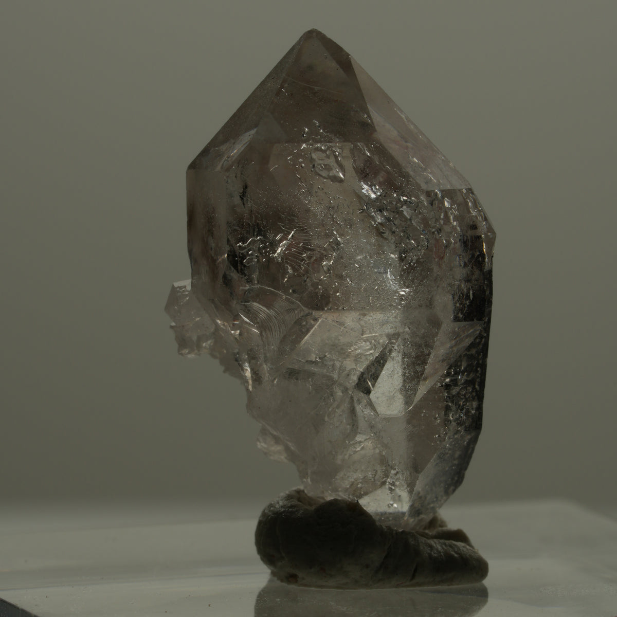 Skelett Phantom Rauchquarz Doppelender Gruppe Goboboseb, Namibia 21*16*10mm #14172