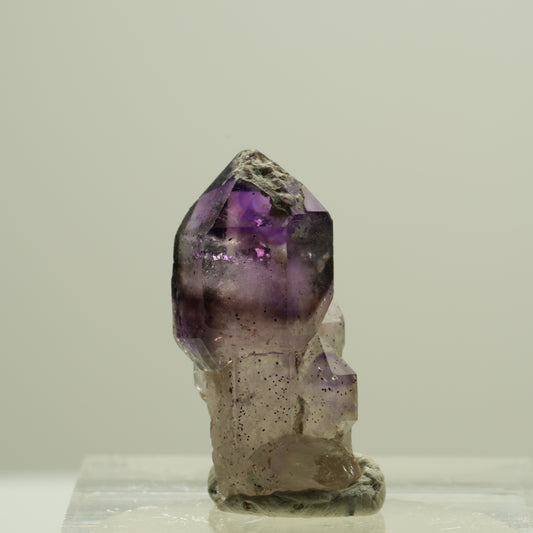 Seltene Phantom Amethyst Skelett Zepter Spitze Brandberg, Namibia 22*11*9mm #14180