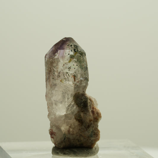 Seltene Phantom Amethyst Skelett Zepter Spitze Brandberg, Namibia 25*11*8mm #14183