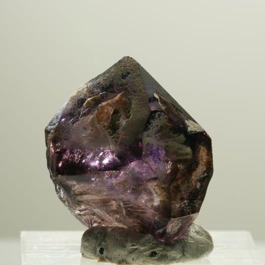 Seltene Skelett Phantom Amethyst Spitze Brandberg, Namibia 23*20*14mm #14207