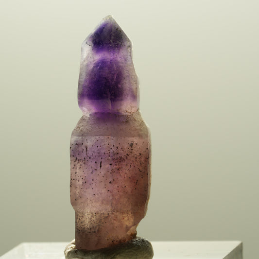 Seltene Phantom Amethyst Skelett Zepter Spitze Brandberg, Namibia 31*10*10mm #14300