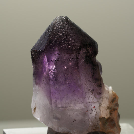 Seltene Phantom Amethyst Skelett Zepter Spitze Brandberg, Namibia 29*20*15mm #14309