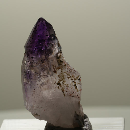 Seltene Phantom Amethyst Skelett Zepter Spitze Brandberg, Namibia 28*15*11mm #14311