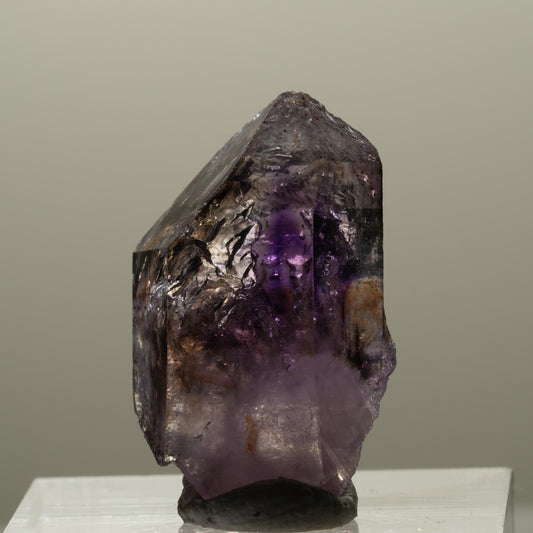 Seltene Skelett Phantom Amethyst Fenster Spitze Brandberg, Namibia 26*16*11mm #14312