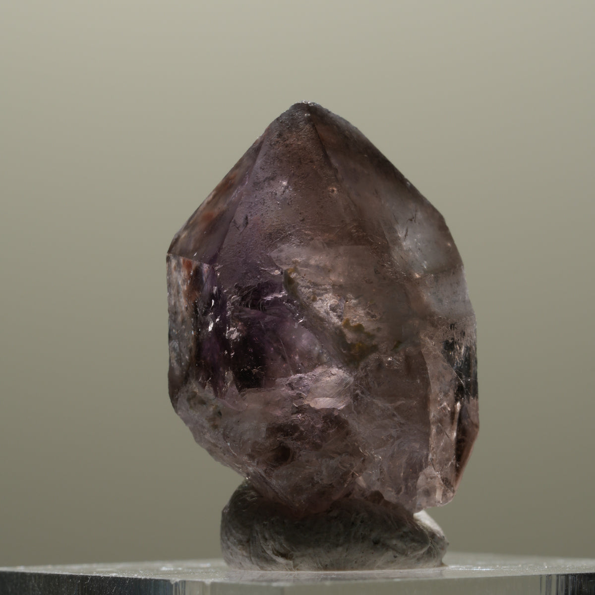 Seltene Phantom Amethyst Skelett Zepter Spitze Brandberg, Namibia 25*18*16mm #14314