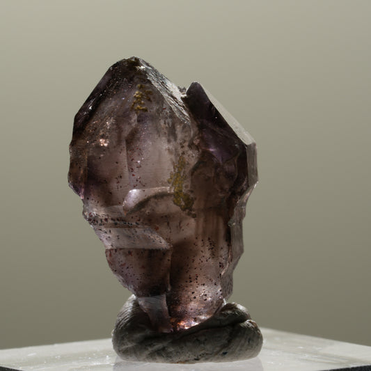 Skelett Phantom Amethyst Doppelender Zepter Spitze Brandberg, Namibia 25*16*12mm #14315