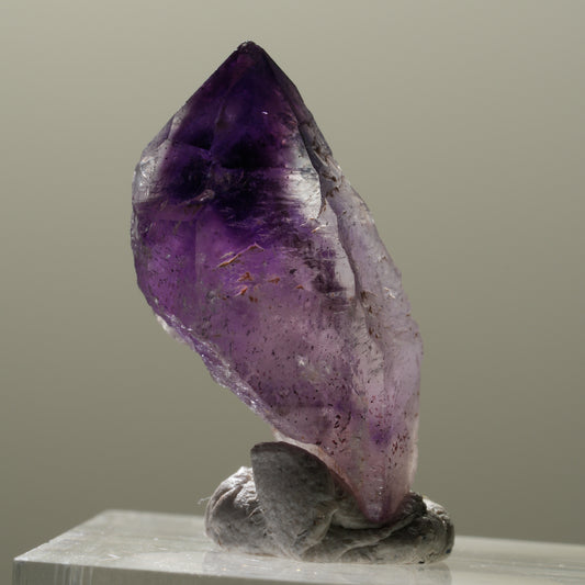 Seltene Skelett Phantom Amethyst Spitze Brandberg, Namibia 28*15*14mm #14316