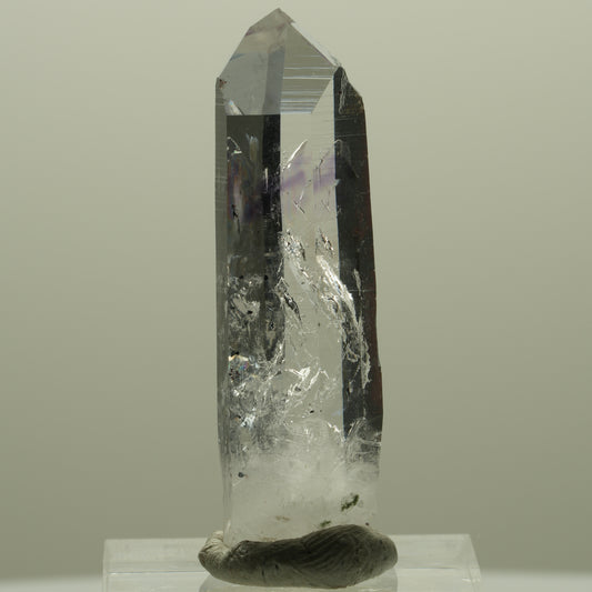 Harlekin Lemurian Phantom Amethyst Spitze Streep Mine, Goboboseb, Namibia 44*14*10mm #14338