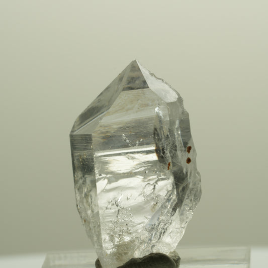 Klare Lemurian Phantom Amethyst Spitze Streep Mine Goboboseb, Namibia 29*18*15mm #14370